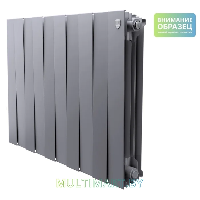 Биметаллический радиатор Royal Thermo PianoForte 500 Silver Satin (13 секций)